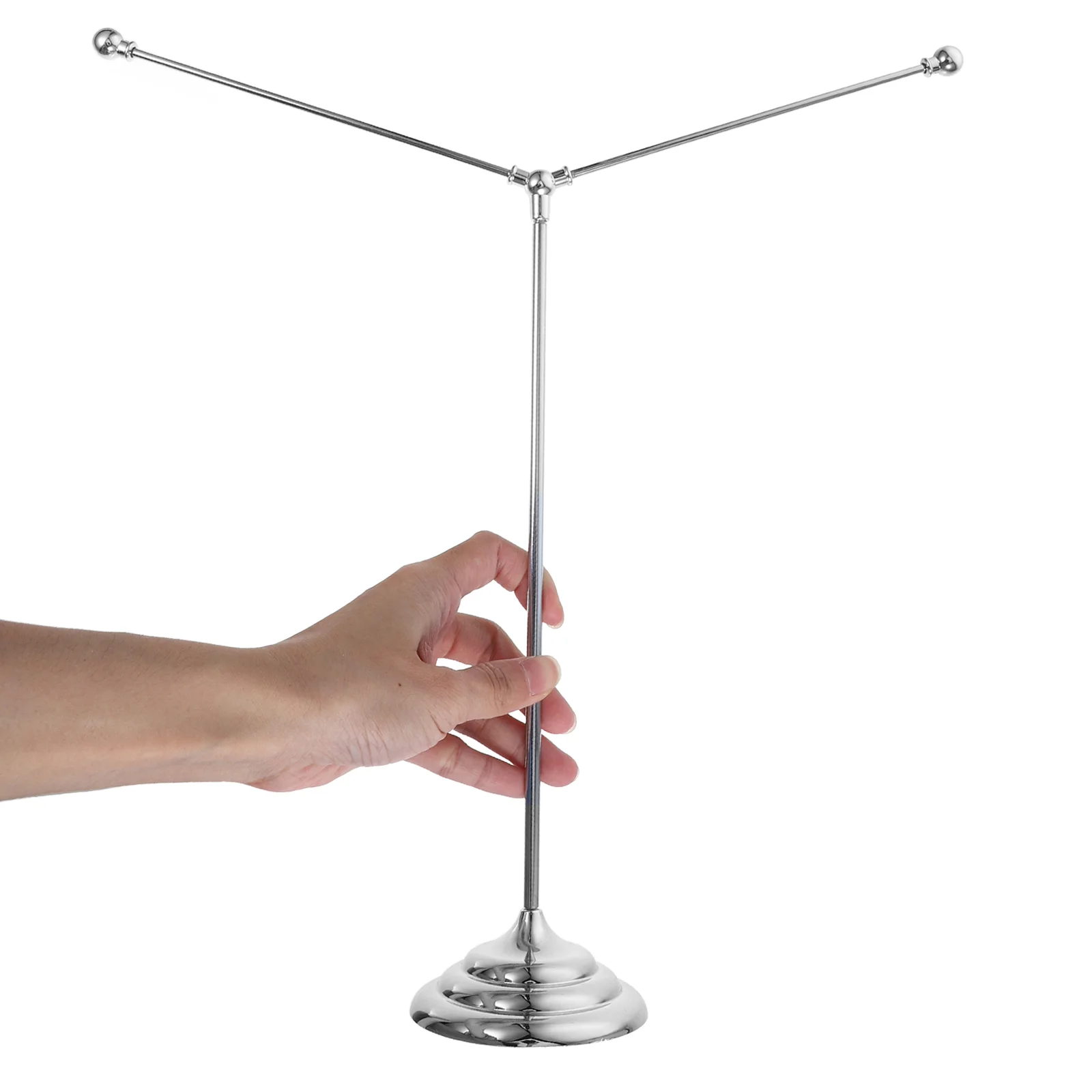 Okrągłe dno Biurko Baner biurowy Flagi 3400X3370X850CM Metalowe poszycie Praktyczny uchwyt na maszt Blat