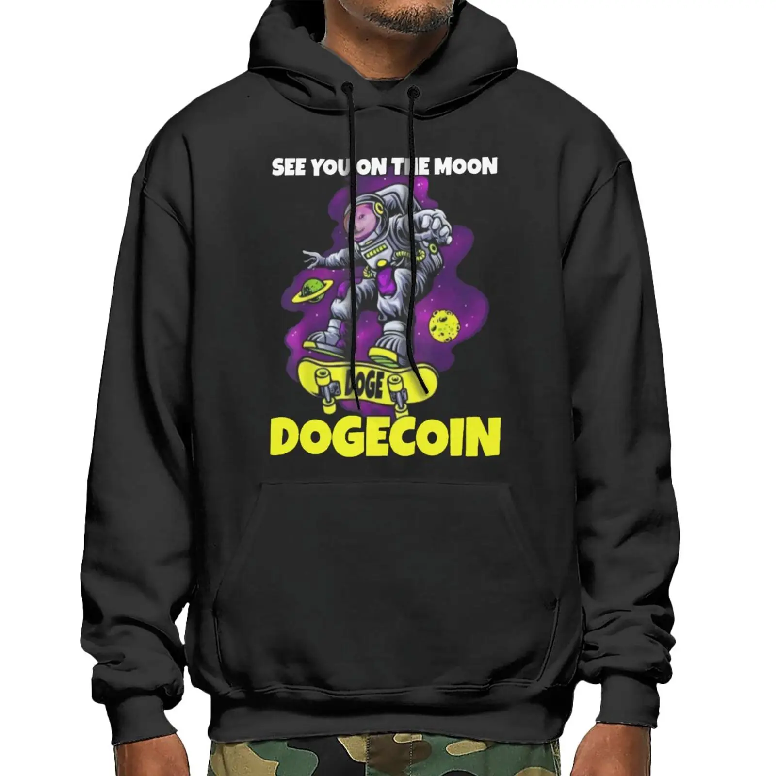 

Dogecoin To The Moon Hodl Cryptocurrency 5636 Sweatshirts Hoodies Sweaters Mens Clothes Women's Jacket Hip Hop Man Sweatshirts