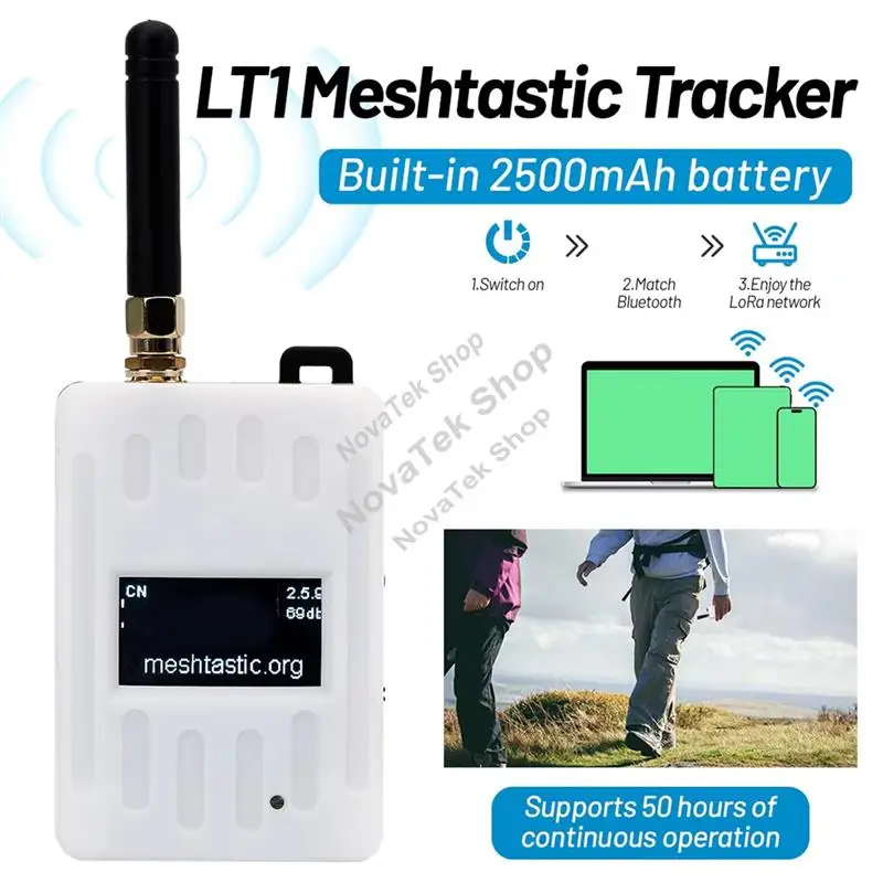 Местластичный сетчатый повторитель Lora Tracker LT1 Lora Радиоуздо Bluetooth GPS Положение SX1262 NRF52840 2500 мАч-A31R (art.: 3920d0b0aaa53) - 3920d0b0aaa53