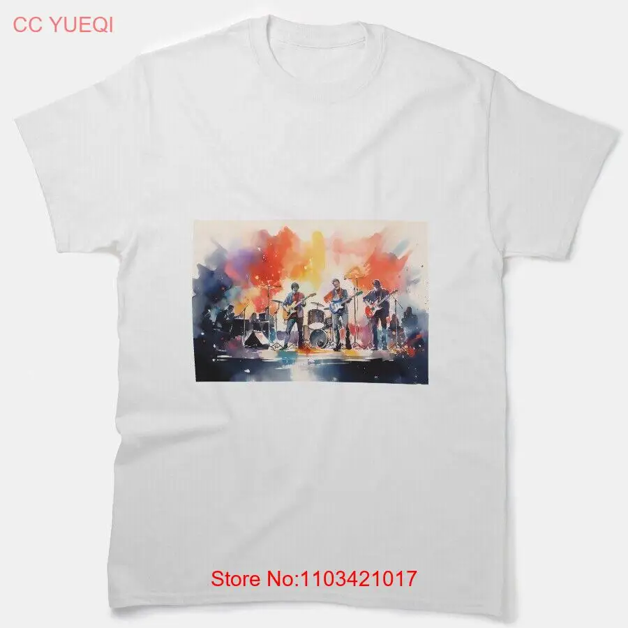 Распродажа! Абстрактный ремешок на сцене Классическая футболка графическая