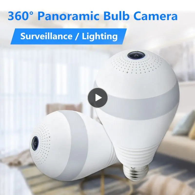 

Беспроводная сетевая камера с углом обзора 360 °, панорамная камера видеонаблюдения «рыбий глаз» с ночным видением на 200 Вт, Новая камера безо...