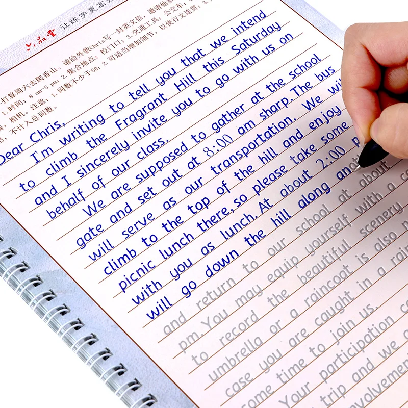 

3pcs/set Writing English Calligraphy Copybook for Adult Children Exercises Calligraphy Practice Book libros Copybook For Kids