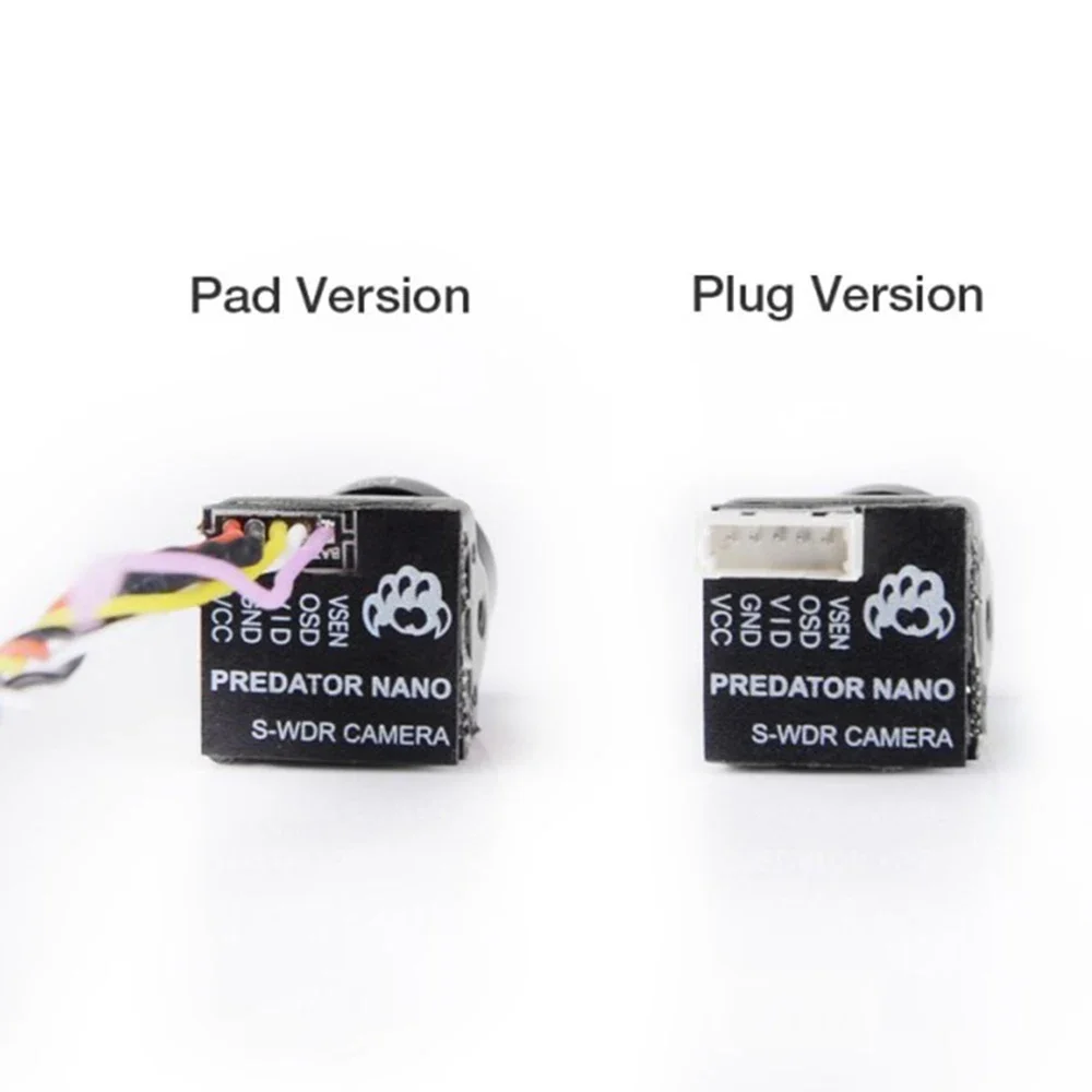 FOXEER Predator V5 Nano 1000TVL 1/3 "CMOS 4:3/16:9 PAL/NTSC OSD переключаемая камера с задержкой 4 мс Super WDR