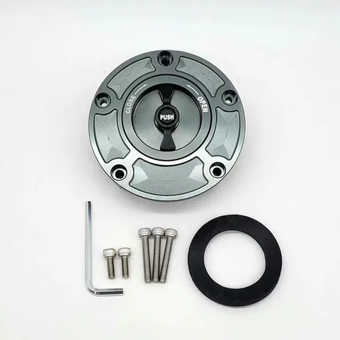 ER6N ER6F ZX-10R ZX-6R ZX636 для мотоцикла Kawasaki, крышка топливного бака с ЧПУ, крышка топливного бака без ключа, крышка для масла и газа
