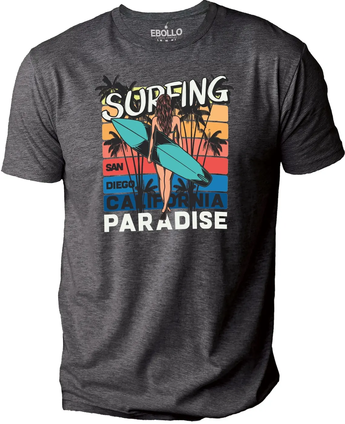 Серфинг рай папа Рождественская масса забавная футболка для серфинга на День
