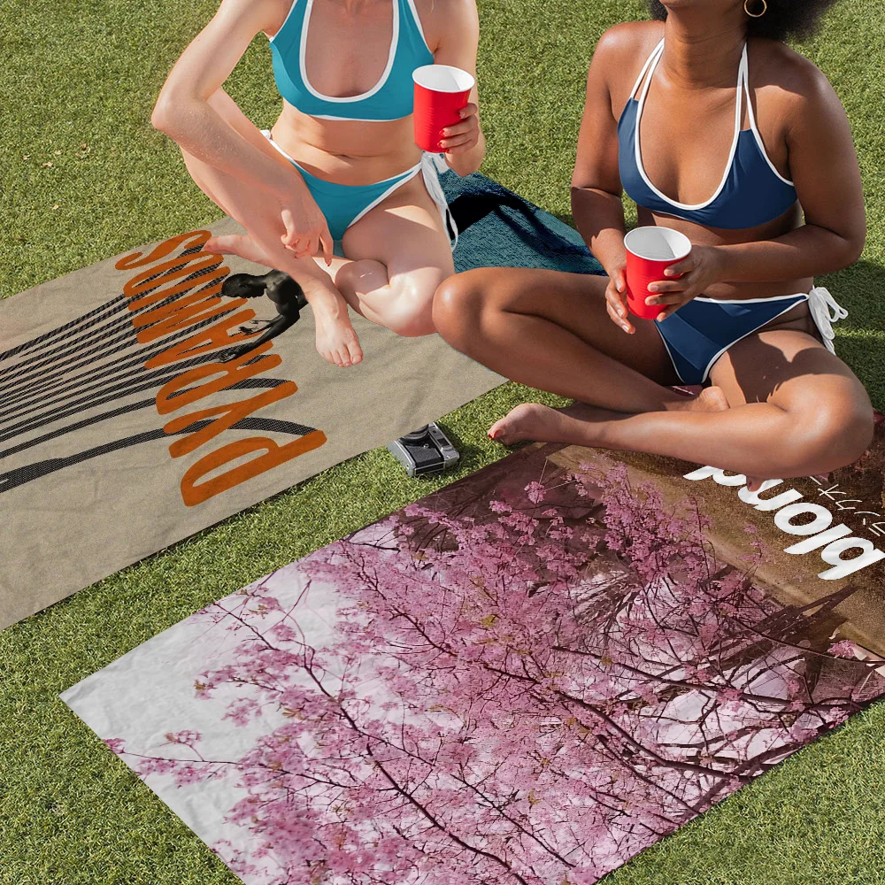 F-Frank Blond O-Ocean Singer Банное полотенце из микрофибры мягкое водопоглощающее дышащее