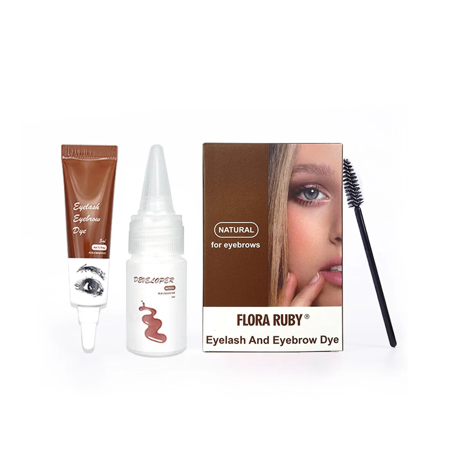 

Semi-Permanent Eyelash & Eyebrow Kit Dye Kit with Colors Tint Helps to Enhance and Define Brows NOV99