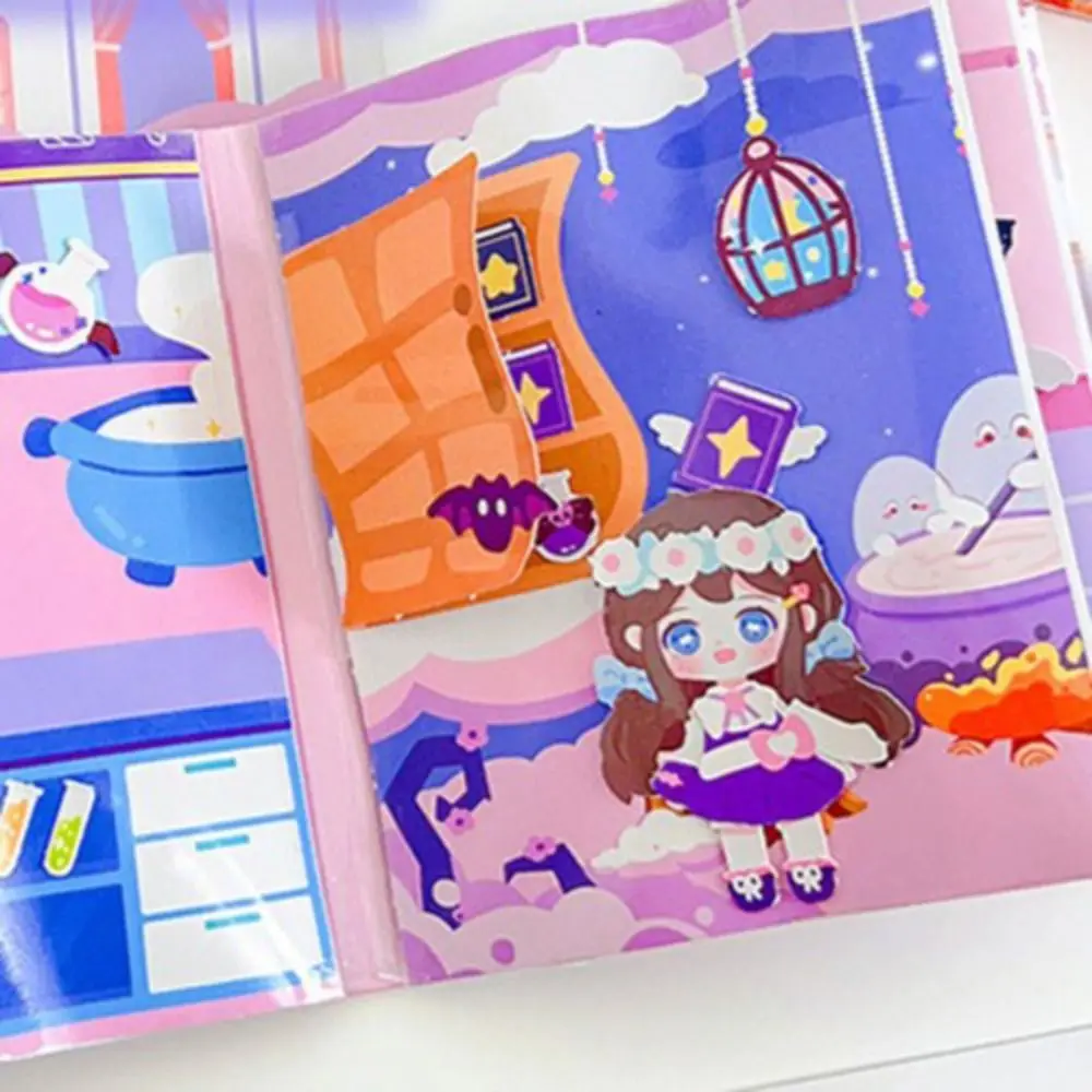 

Детская Бесшумная книга из бумаги «сделай сам», рабочая книга для девочек, материал ручной работы, книга из мультфильмов «сделай сам», игрушки, книжки для активного отдыха, подарок на день рождения