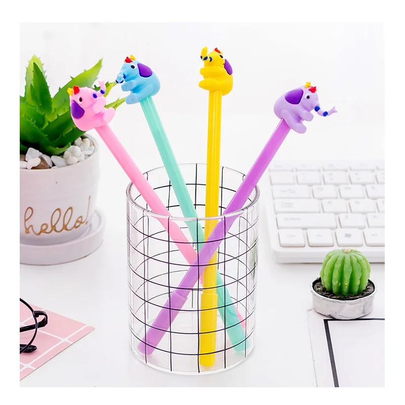 1 шт. гелевая ручка 0 5 мм в виде слона |