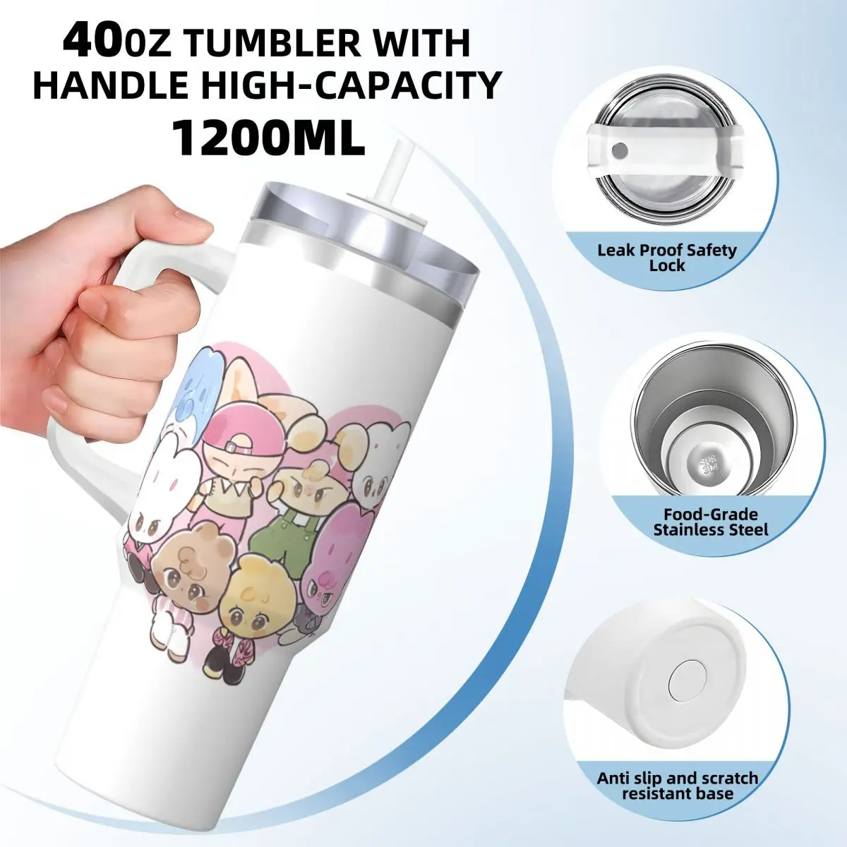 S-Skzoo-o Стакан для рисования бутылка холодных напитков воды герметичная