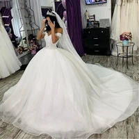 floor length ball gown hy076 court train wedding dress for women sweetheart luxury illusion princess dresses vestidos de novia