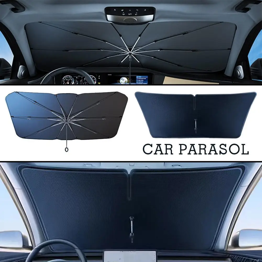 

Foldable Car Windshield Sunshade Front Window Cover Blocks UV Rays and Heat Sun Visor Protector Heat Keep Umbrella Vehicle Cool
