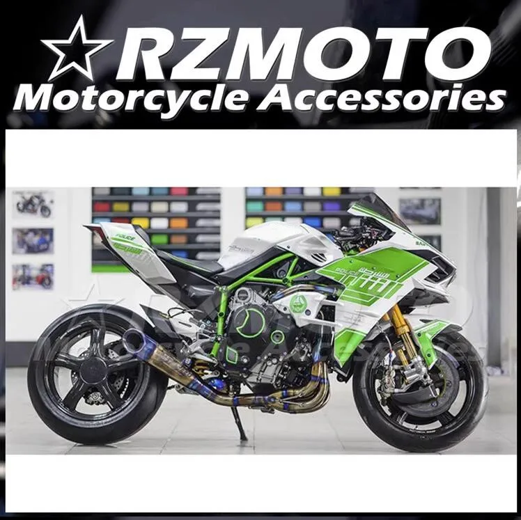 

New ABS Motorcycle Fairings Kits Fit For Kawasaki Ninja H2 2017 2018 2019 17 18 19 Custom Green
