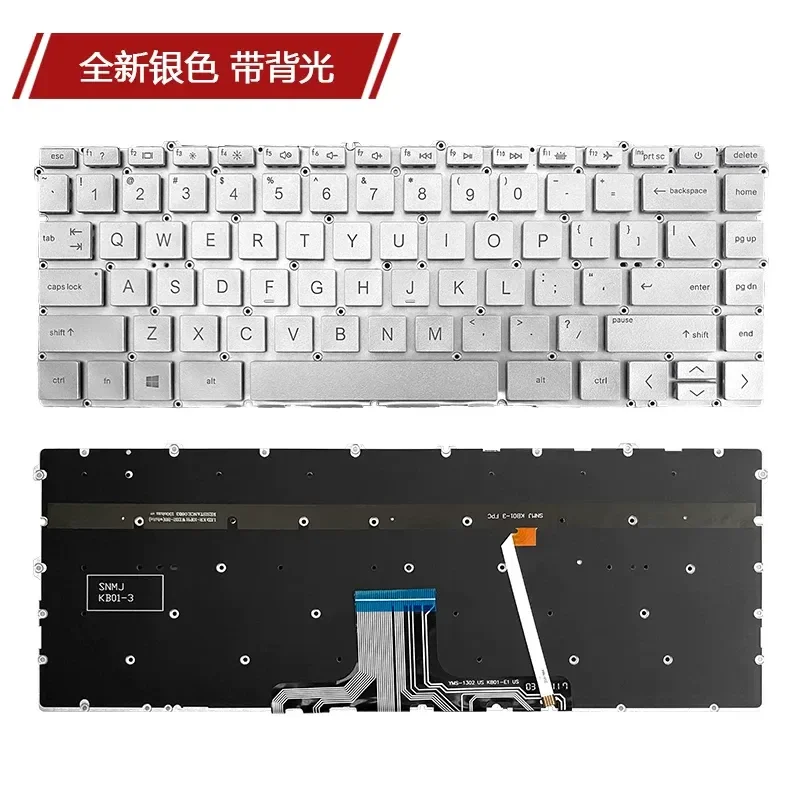 Фото Сменная клавиатура для ноутбуков HP 14-EC DW DV DY TPN-I137 Q244 Q234 Q243 Q262 №3