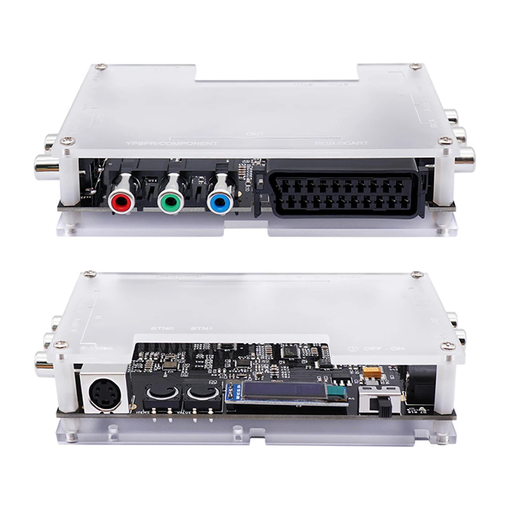 ALLOYSEED OSSC Add-on Board Linedouble and Smoothing Mode with Composite and S-video Input for NTSC/PAL Retro Game Consoles