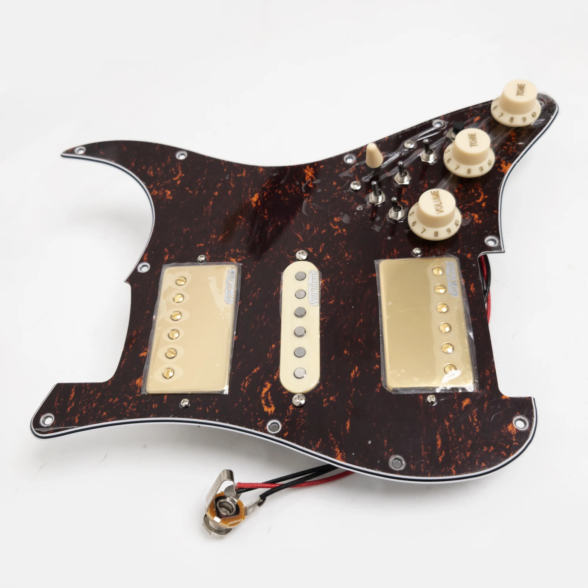 Предварительно смонтированная накладка для гитары с катушкой набор