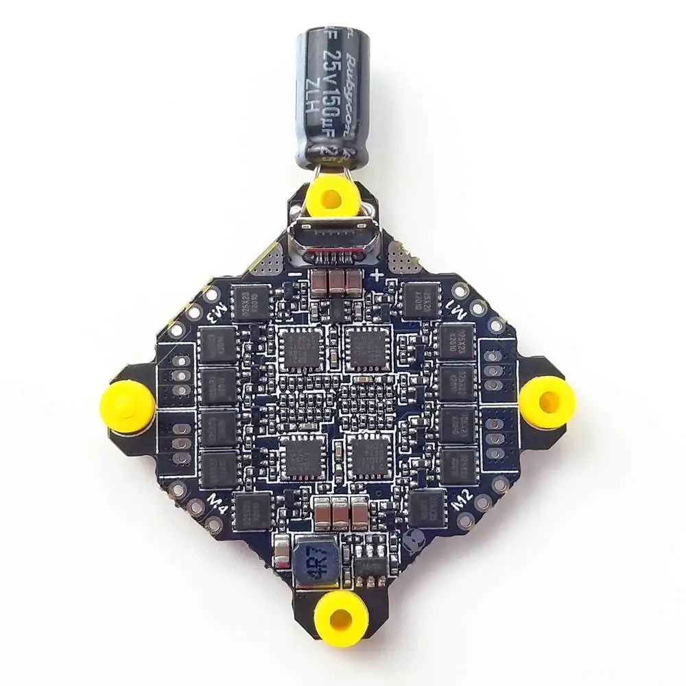 

Контроллер полета DarwinFPV Baby Ape/Pro F411 1-3S AIO Whoop Blheli_S Betaflight F4 15A OSD BEC BL_S 4In1 ESC для FPV RC Drone
