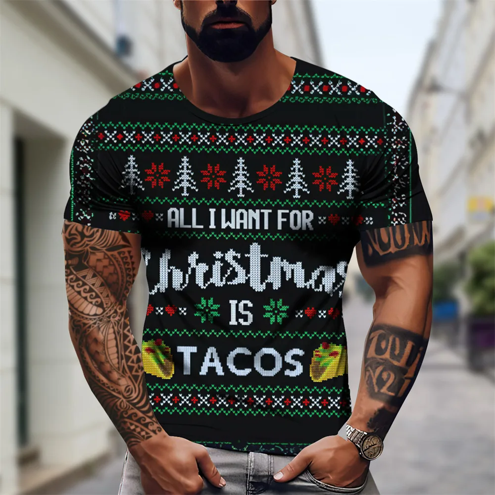 

Футболка мужская оверсайз с коротким рукавом, Повседневная модная удобная одежда с круглым вырезом и 3D-принтом в полоску, лето