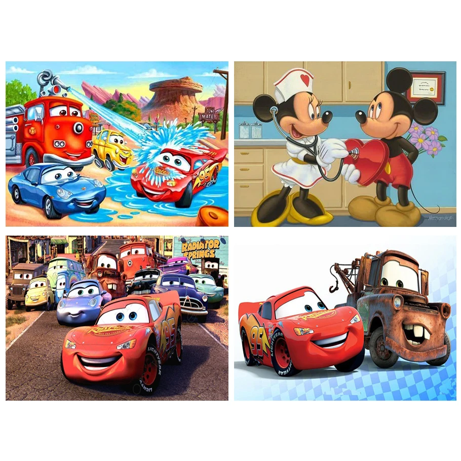 

5D алмазная живопись, пейзаж, фигурка, мультфильм, круглая Алмазная мозаика, «сделай сам», алмазная вышивка, мозаика, животное, украшение для ...