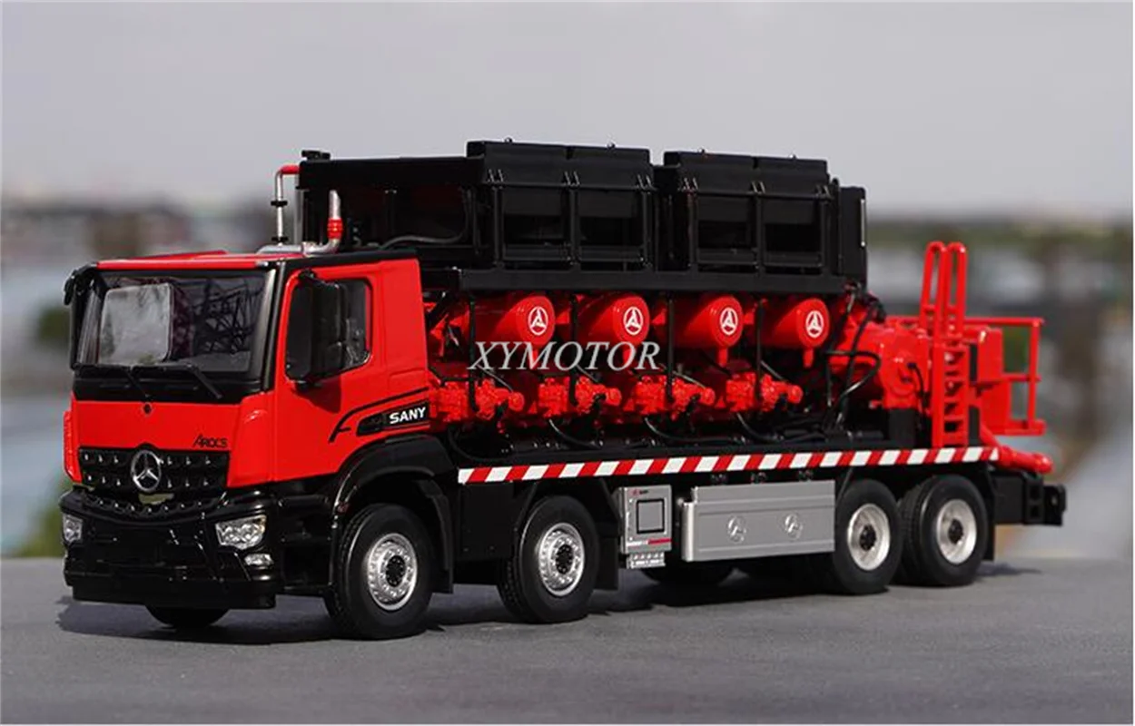 

1/32 SANY Oil Hydraulic fracturing truck Petroleum operation Diecast Model Car Truck Kids Toys Gift Collection Ornaments Display