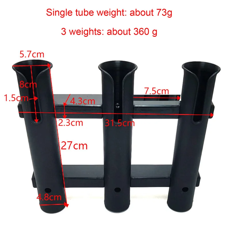 Outdoor Multifunctional Vertical 3-Link Fishing Rod Storage 