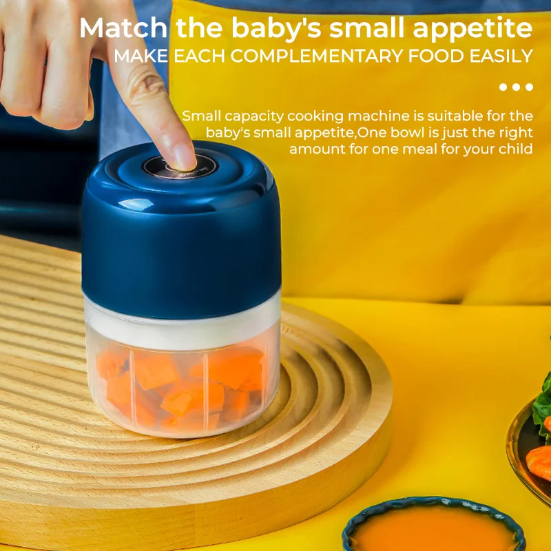 

100/250ML Electric Garlic Vegetable Chopper Crusher Rechargeable Garlic Masher Meat Grinder Mini Food Processor Kitchen Tools
