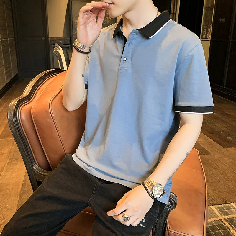

Men's short sleeve T-shirt summer cool and refreshing and breathe freely