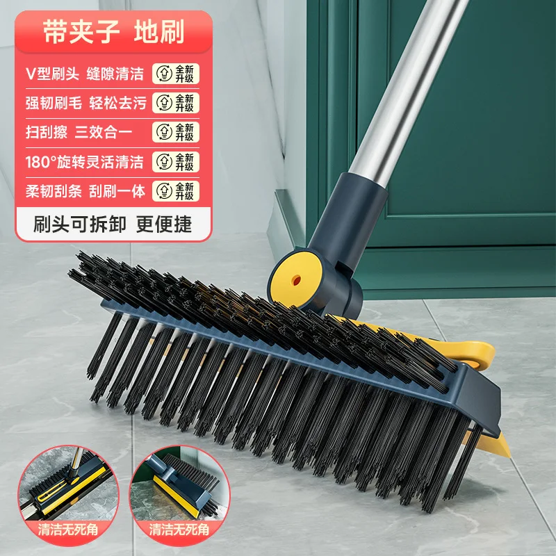 

Пластиковая многофункциональная щетка для ванной