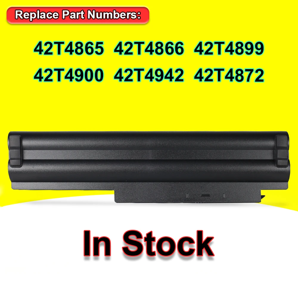 Аккумулятор для ноутбука Lenovo ThinkPad X220 X220S X220I 42T4865 42T4866 42T4872 42T4899 42T4900 42T4942 10 8 V 57Wh 5200mAh