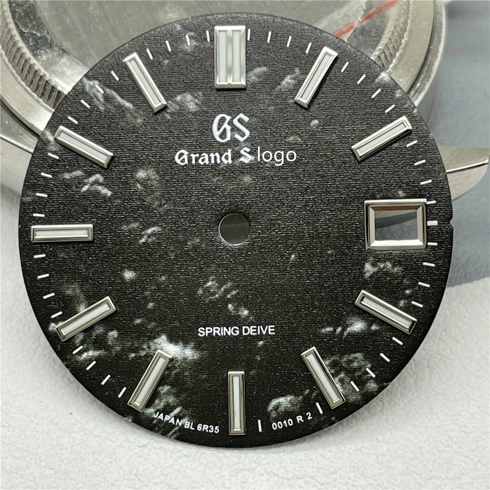 

NH35 Dial Modified Grand S Diving Surface Watch Needle Watch Parts Nh35 Dial s Logo Watch Dial Watchmaker for 4R/6R Movement