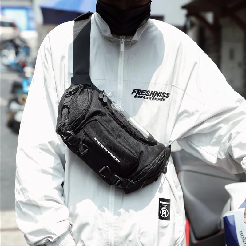 Women's Large capacity Tide Brand Shoulder Chest Packs Men's Street Fashion Crossbody Bags Anti-theft Sports Travel Fanny Pack