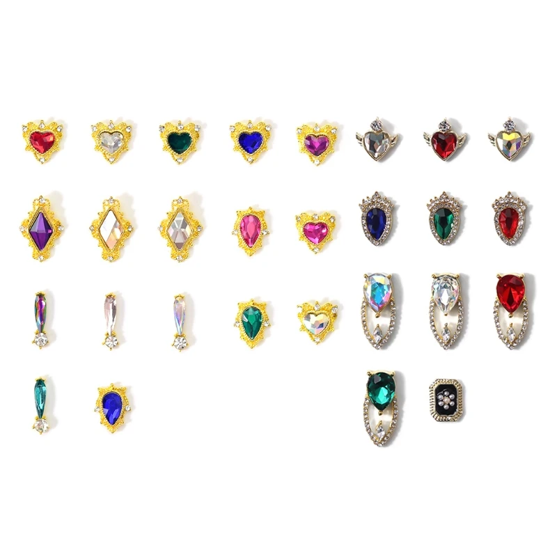 

Rhinestone Alloy Nail Art Decoration 3D Ornament Charm Jewelry Manicure Supplies