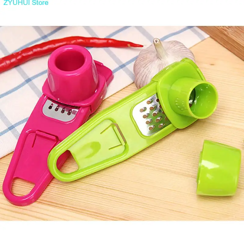 

Cooking Tool Multifunction Press Grater Utensils Kitchen Accessories 1 Pcs Crusher Peeler Garlic Press Plastic Stainless Steel
