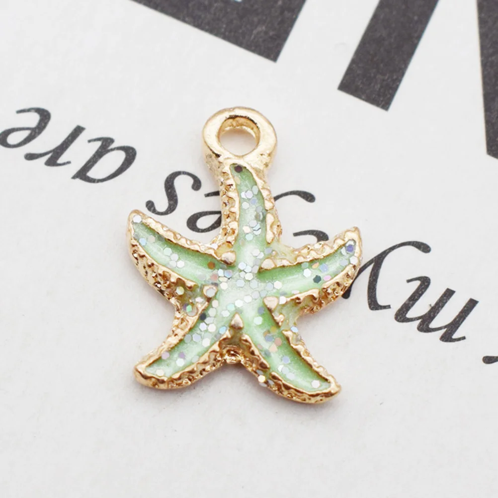 

30pcs Ocean Sea Style Pendant Drip Oil Necklace Pendants for DIY Jewelry Making (Random Pattern)