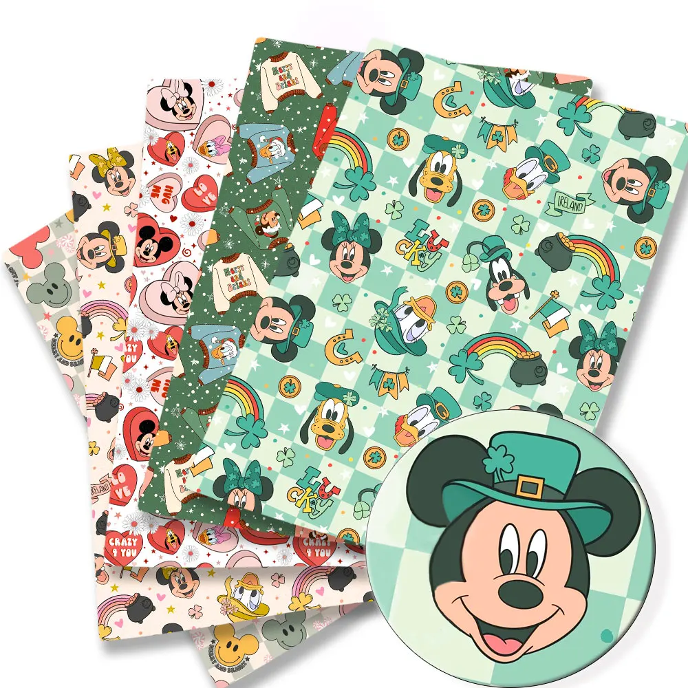 disney fabric 140x50CM Cartoon cotton fabric Patchwork Tissue Kid Home Textile Sewing Doll Dress Curtain Polyester cotton Fabric
