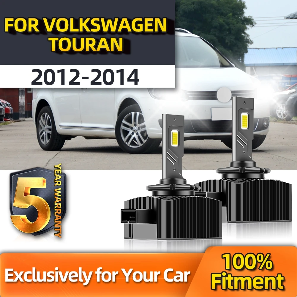 

TEENRAM Auto Light 12V Bright CSP Chip 6000K Car Light 30000LM LED Headlamp Lamp HID For Volkswagen Touran 2012 2013 2014