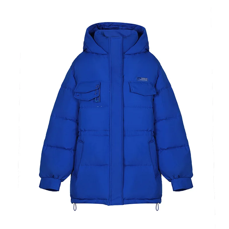 Coats Woman Winter 2022 New Feather Down Cotton Parka Warm Thick Jacket Casual Korean Fashion Female Clothing Hooded Coat