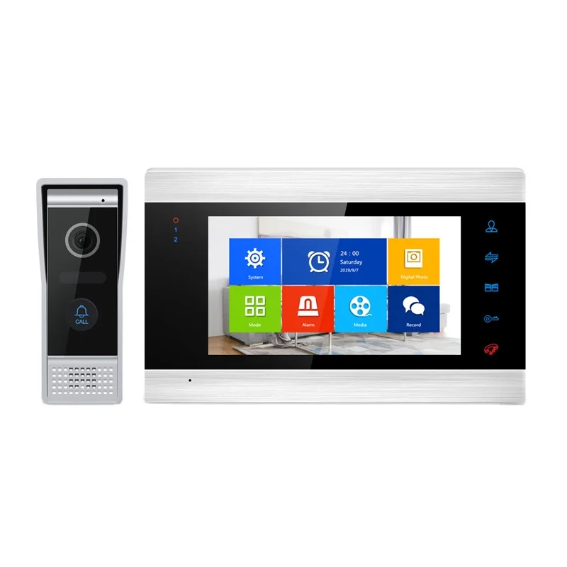 

2023 Home Security Intercom DB09 Tuya Smart Wifi Video Door Phone Kit With Tuya WiFi Module Inside