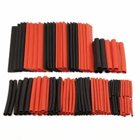 150 pcs 7 28m black and red 21 assortment heat shrink tubing tube car cable sleeving wrap wire kit