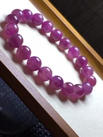 Natural Red Tourmaline Quartz Gemstone Bracelet Clear Beads 9.6MM Women PInk Tourmaline Necklace Stretch Jewelry AAAAAAA