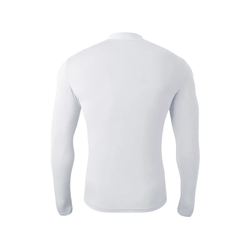 PLAYEAGLE Promotional Men's Icy Cool Mock Neck Long Sleeve Compression Summer Sun Shirt
