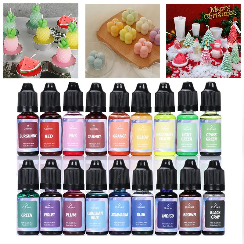 

Свеча из смолы, 18 цветов, 10 мл