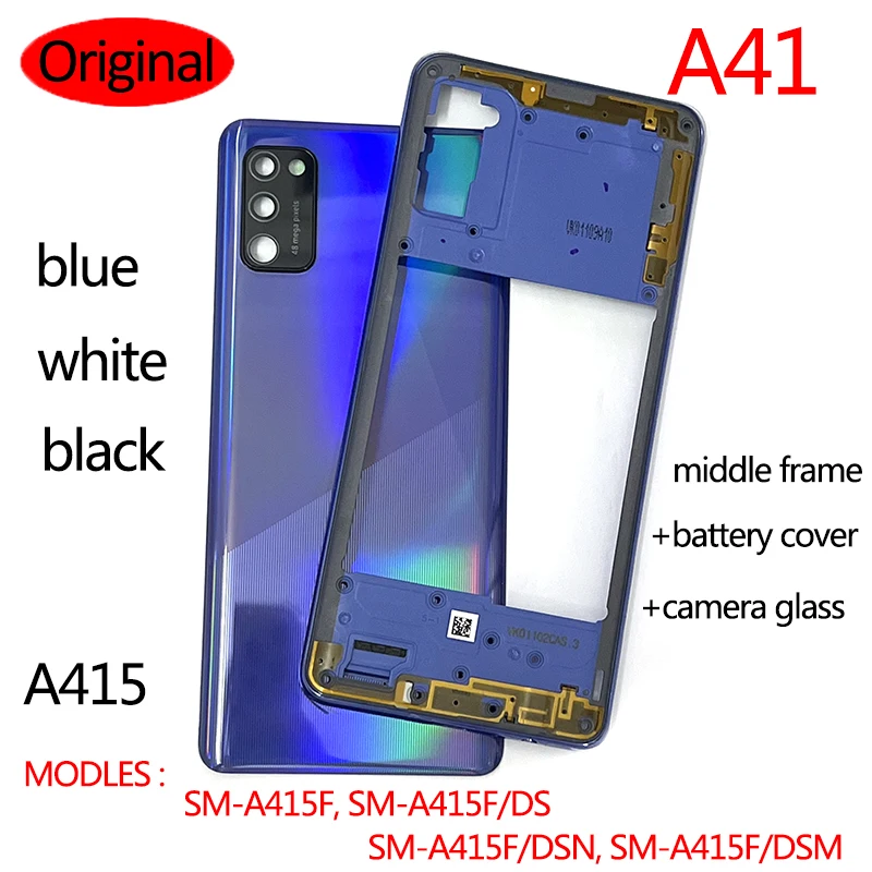 original-a41-for-samsung-galaxy-a41-2020-a415f-battery-case-housing-chassis-middle-frame-back-cover-camera-lens-repair-parts