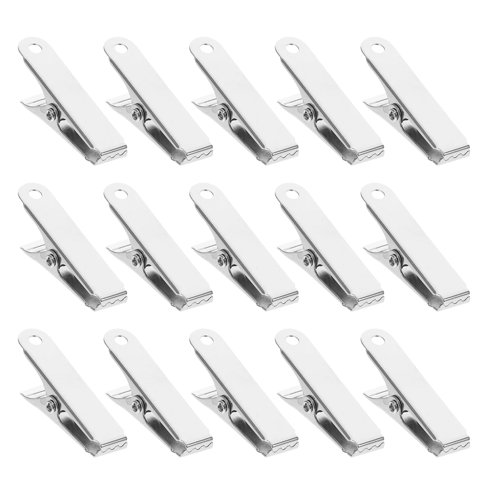 

20 Pcs Mini Spring Clip Small Clamps Cable Clips Alligator Electrical Little
