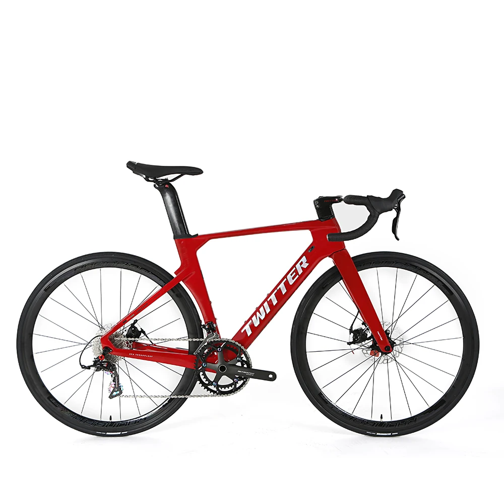 

TWITTER R10, лидер продаж, дорожный велосипед из углеродного волокна, гоночный велосипед RS-2 * 12S, дисковый тормоз 700C, Мужской велосипед из углеродного волокна, рама, дорожный велосипед