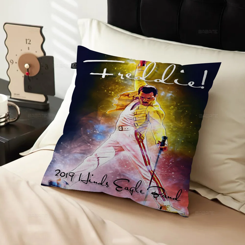 Чехол для подушки Queen F-freddie Musical 30x50 полиэстеровые диванные декоративные