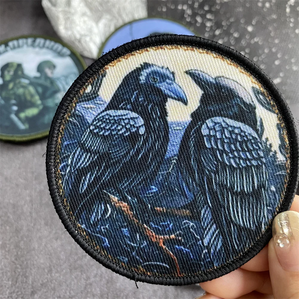 Тканевые нашивки Утка-воин