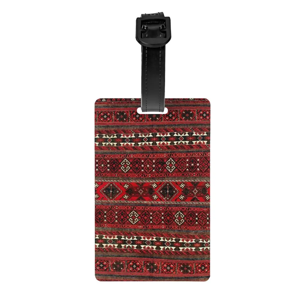 

Baluch плоский плетеный античный афганистанский ковер, бирка для багажа, винтажный турецкий килим этнический арт, дорожная сумка, чемодан, крышка для личной безопасности, идентификационная этикетка