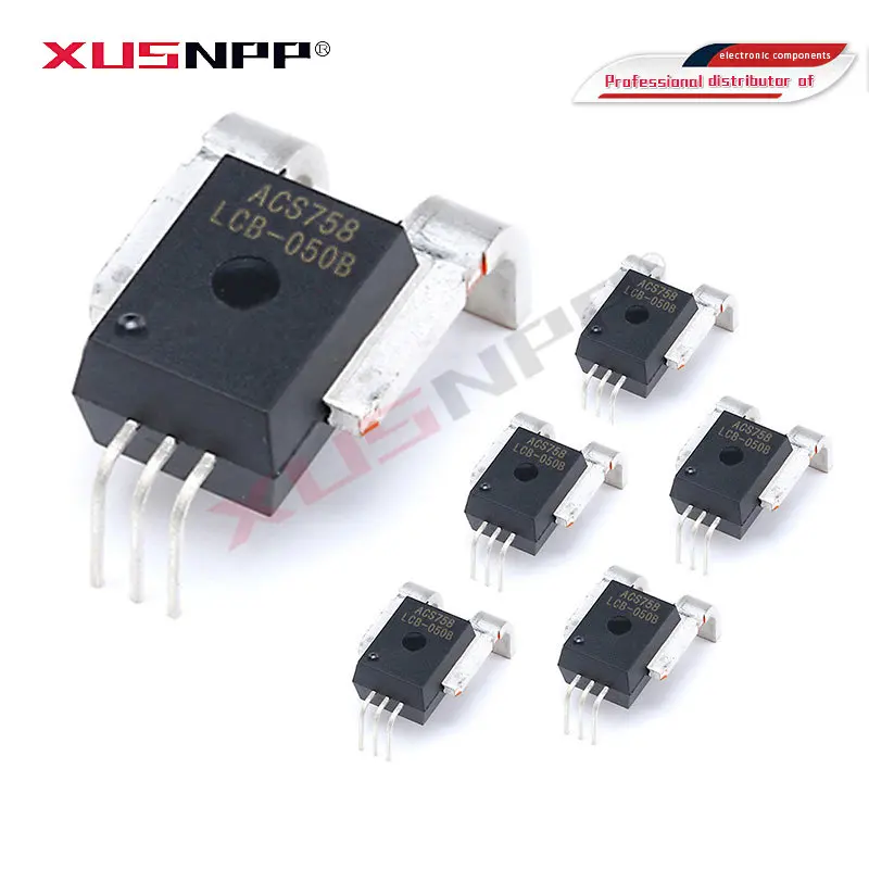 1 шт. Φ ACS758LCB ACS758 ACS758LCB-050B-PFF-T A ACS758LCB-050B A ACS758LCB-100B 50A sensor