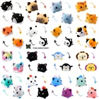 Различные раскладные кошки, забавные детские мягкие игрушки, единороги, двухсторонние куклы-раскладушки, милые игрушки, набивные игрушки для вечеринки